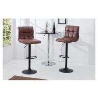 Estila Dizajnová barová stolička Modena 95-115cm vintage brown