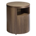 Estila Moderný nočný stolík Vita Naturale z dreva hnedý 48cm