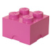 Úložný box 4, viac variant - LEGO Farba: růžová