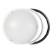 LED prisadené svietidlo, kruhové čierna/biela 14W 3000K (EMOS)