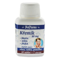 MEDPHARMA Kremík 30mg + biotín + selén + PABA 37 tabliet