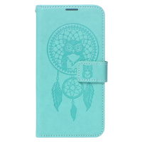 Diárové puzdro na Samsung Galaxy S23 Ultra 5G S918 MEZZO dreamcatcher zelené