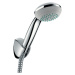 Hansgrohe Crometta 85, sprchový set Mono s držiakom, hadica 1250 mm, chrómová, HAN-27576000