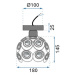 Toolight - Stropná lampa E27 60W APP204-1C, chróm, OSW-00400