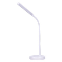 SOLIGHT WO52-W LED STOLNA LAMPICKA, 4W, STMIEVATELNA, 4500K, BIELA FARBA