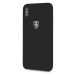 Kryt Ferrari Hardcase iPhone Xs Max black Silicone Off track (FEOSIHCI65BK)