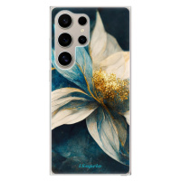 Odolné silikónové puzdro iSaprio - Blue Petals - Samsung Galaxy S24 Ultra