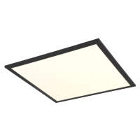 Čierne LED stropné svietidlo 44.5x44.5 cm Beta – Trio