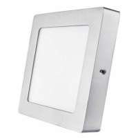 Mini LED panel 170x170, štvorcový prisadený strieb., 12W, 4500K (EMOS)