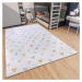 Biely detský koberec 120x170 cm Hearts – Hanse Home