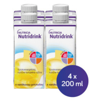 NUTRIDRINK Vanilka 4 x 200 ml