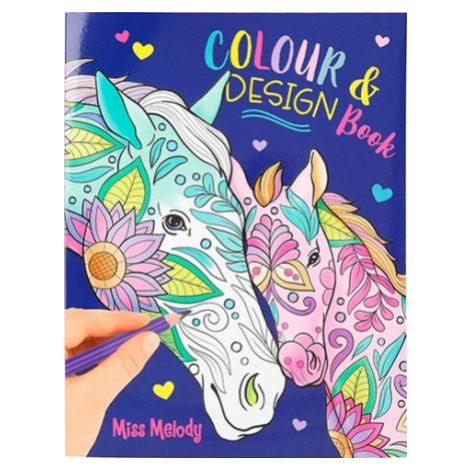 Omaľovánky Miss Melody, Color & Design, 40 strán | 0412452_A
