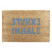 Rohožka z kokosového vlákna 60x90 cm Inhale Exhale – Artsy Doormats