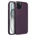 Leather Mag Cover Apple iPhone 15 Plus dark violet