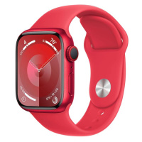 APPLE WATCH SERIES 9 GPS + CELLULAR 41MM (PRODUCT)RED ALUM.CASE (PRODUCT)RED SPORTBAND-M/L,MRY83