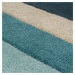 Ručne všívaný kusový koberec Abstract Collage Teal Rozmery kobercov: 150x240