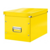 Leitz Štvorcová škatuľa Click - Store A4 žltá