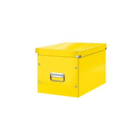 Leitz Štvorcová škatuľa Click - Store A4 žltá
