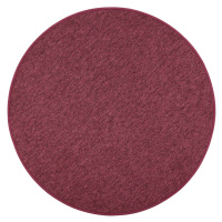 Kusový koberec Astra vínová kruh - 400x400 (průměr) kruh cm Vopi koberce
