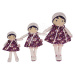 Bábika pre bábätká Violette Doll Tendresse Kaloo 25 cm vo fialových šatách z jemného textilu od 