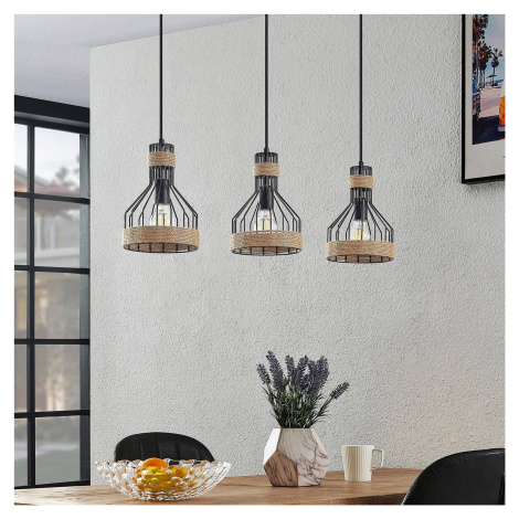 Lindby Ivaneska závesná lampa, 3-plameňová
