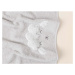 Sivá bavlnená detská osuška 75x50 cm Wooly - Foutastic