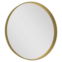 NOTION okrúhle zrkadlo v ráme ø 80cm, zlato mat NT800G
