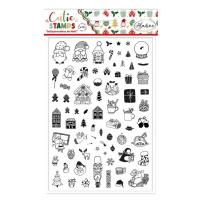 Pečiatky Aladine Cutie Stamps - Vianočné nevyhnutnosti, 74 ks