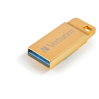 VERBATIM Flash Disk 32GB Metal Executive, USB 3.0, zlatá