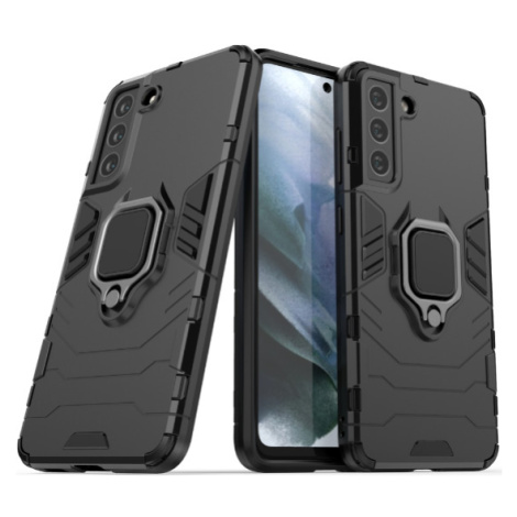 Odolné puzdro na Samsung Galaxy S21 FE 5G G990 Armor Ring Rugged čierne