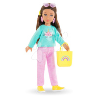 Bábika Luna Shopping Set Corolle Girls s dlhými hnedými vlasmi 28 cm 6 doplnkov od 4 rokov