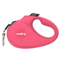 Reedog Senza Basic samonavíjacie vodítko L  50kg / 5m páska / ružové