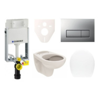 Cenovo zvýhodnený závesný WC set Geberit na zamurovanie + WC S-Line SIKOGE1U8