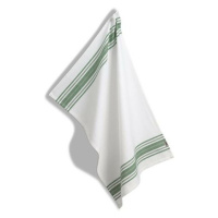 Kela Utierka Cora, 100% bavlna, biela, zelené prúžky, 70 x 50 cm