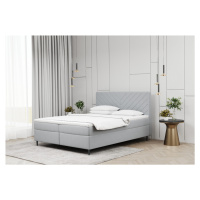 Expedo Čalúnená posteľ boxspring BALTICO + topper, 160x200, matt velvet 83