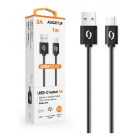 ALIGATOR Dátový kábel POWER 3A, USB-C 1m čierny