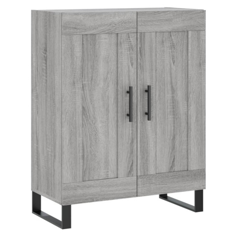 vidaXL Komoda sivĂ˝ dub sonoma 69,5x34x90 cm kompozitnĂ© drevo