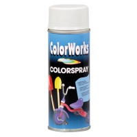 COLORWORKS - syntetická farba v spreji ral 9010 - biela matna 400 ml