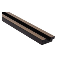 Obkladová lamela ľavé ukončenie Fineza Slat Small Dark oak 270x3,6 cm SLAT01DOL