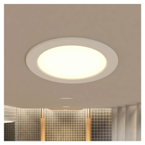 Prios LED vstavané svietidlo Rida, 22,5cm, 25W, 10ks, CCT, stmievateľné