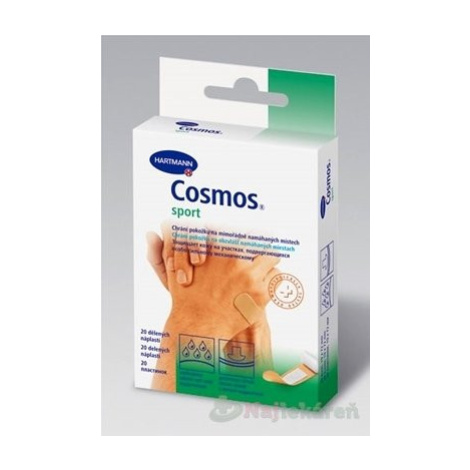 COSMOS Na šport náplasť na rany flexibilná (1,9cmx7,2cm)  20ks