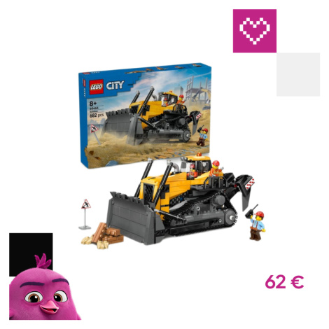 LEGO City 60466 Žltý buldozér