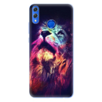 Silikónové puzdro iSaprio - Lion in Colors - Huawei Honor 8X