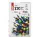 LED vianočná reťaz, 12 m, vonkajšia aj vnútorná, multicolor, programy (EMOS)