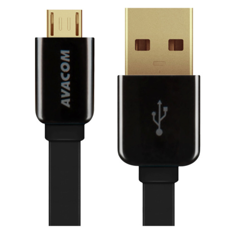 AVACOM MIC-40K kábel USB - Micro USB, 40cm, čierna
