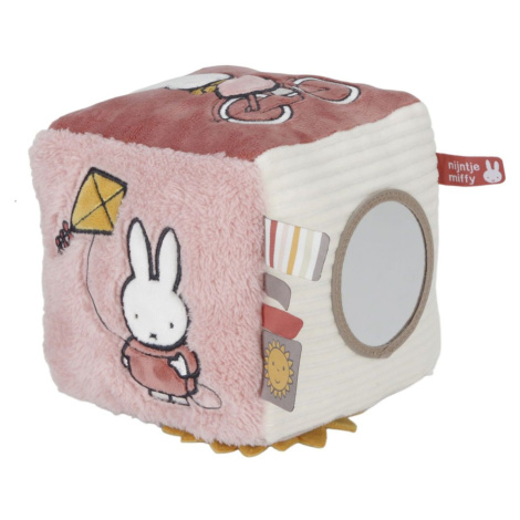 Little Dutch Kocka textilný zajačik Miffy Fluffy Pink