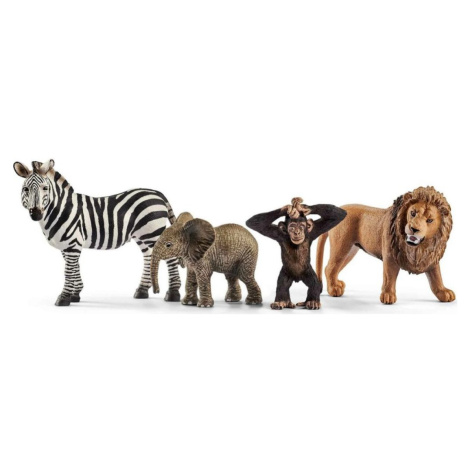 Schleich Sada divokých zvieratiek 4 ks