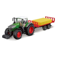 Bburago 10cm Farm tractor Fendt 1050 with Bale Trailer