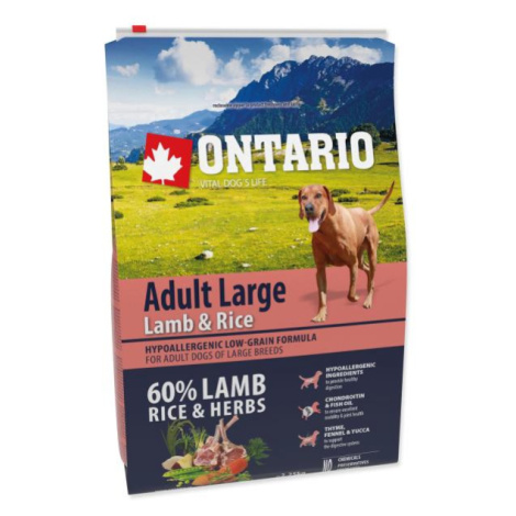 Krmivo Ontario Adult Large Chicken & Potatoes 2,25kg