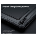 Nillkin Bumper Combo Puzdro s klávesnicou pre Samsung Galaxy Tab S7 Plus / S7 FE / S8 Plus, Čier